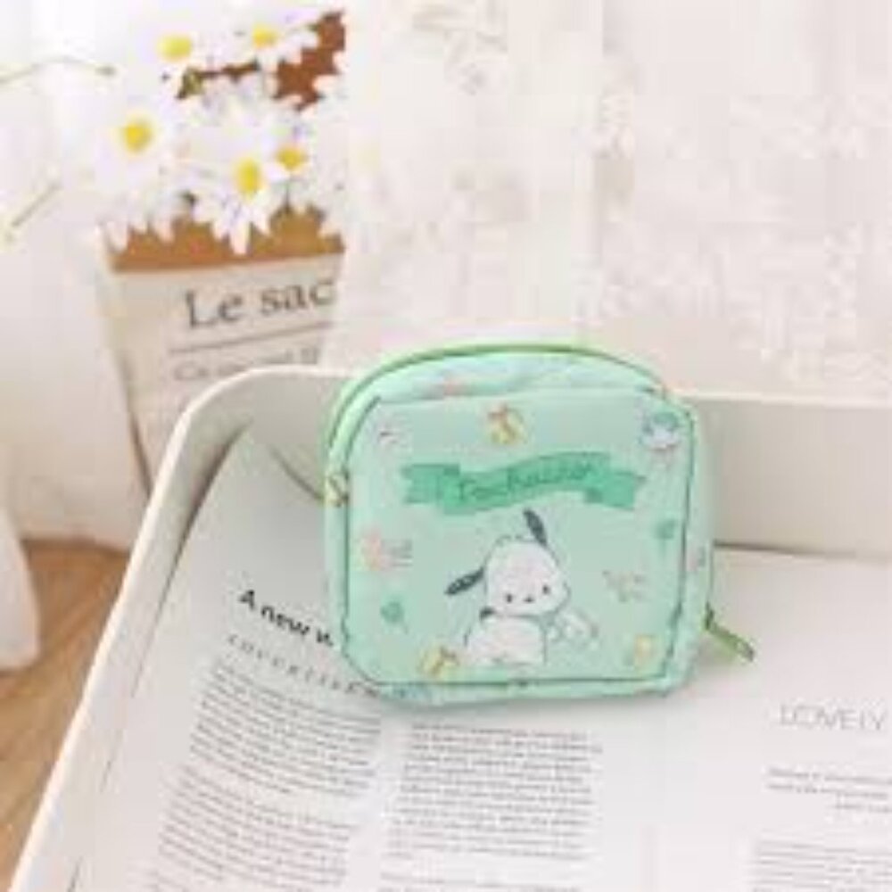 Sanrio Pochacco With Camera Zipper Pouch